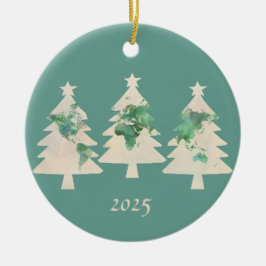 World Map Julgranar Ornament