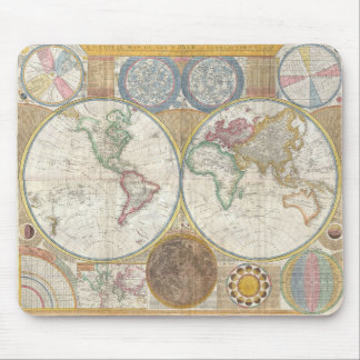 World Map Mouse Pad Musmatta