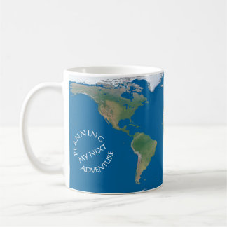 World Map - Planning My Next Adventure - Custom Kaffemugg