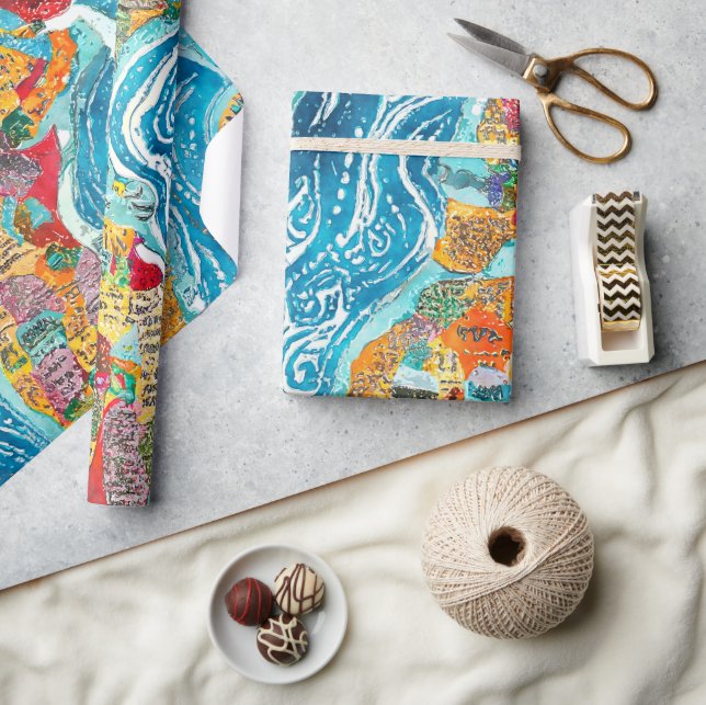 World Map  Presentpapper (Hantverk)