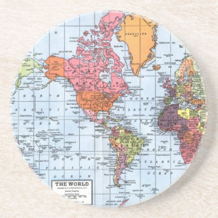 World Map underläggs Underlägg