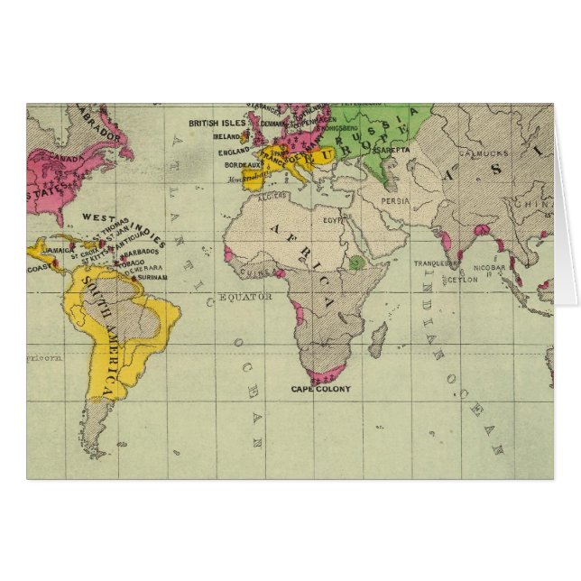 World, Moravia uppdrag Hälsningskort (Framsidan Horizontal)