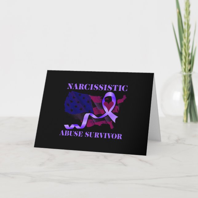 World Narcissistic Abuse Awareness Survivor Kort (Framsida)