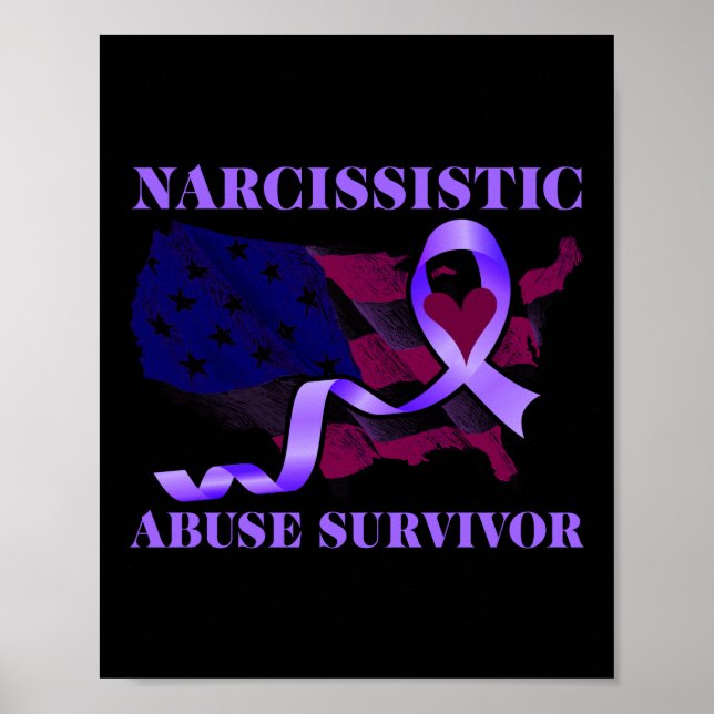 World Narcissistic Abuse Awareness Survivor Poster (Framsidan)