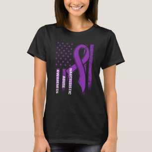World Narcissistic Abuse Awareness US Flagga Survi T Shirt