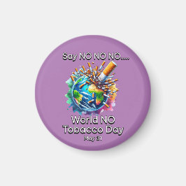 World No Tobacco Day Magnet
