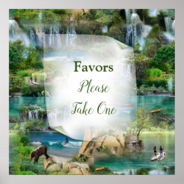 World Ocans & Rivers, Sjöar & Sport Activities Poster