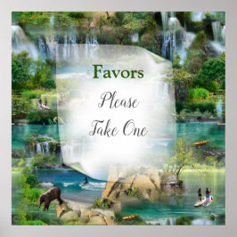 World Ocans & Rivers, Sjöar & Sport Activities Poster