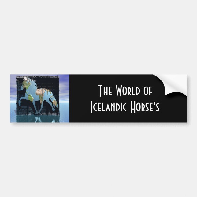 World of Icelandic Horses Bildekal (Framsidan)