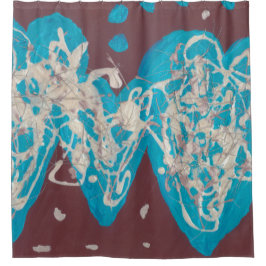 World of Kärlek Shower Curtain