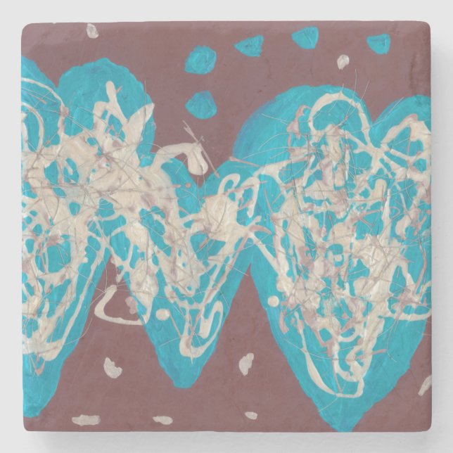 World of Love Stone Coaster Stenunderlägg (Framsidan)
