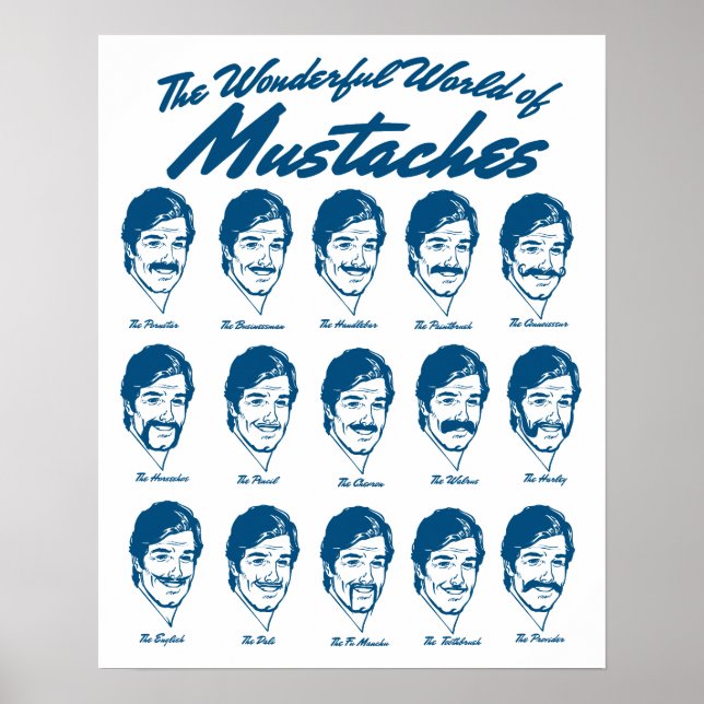 World of Mustacher Poster (Framsidan)