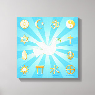 World of Peace Canvas Art