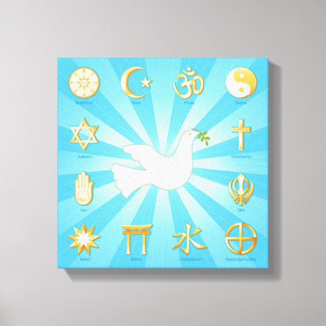 World of Peace Canvas Art (Framsida)