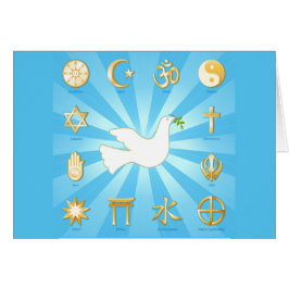 World of Peace Greeting Card Hälsningskort
