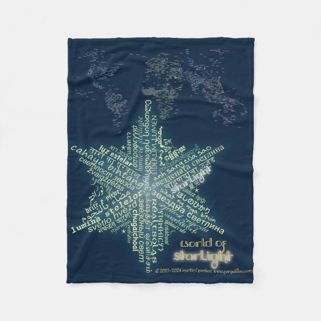 World of Starlight Fleece Blanket (Framsidan)