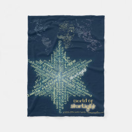 World of Starlight Fleece Blanket
