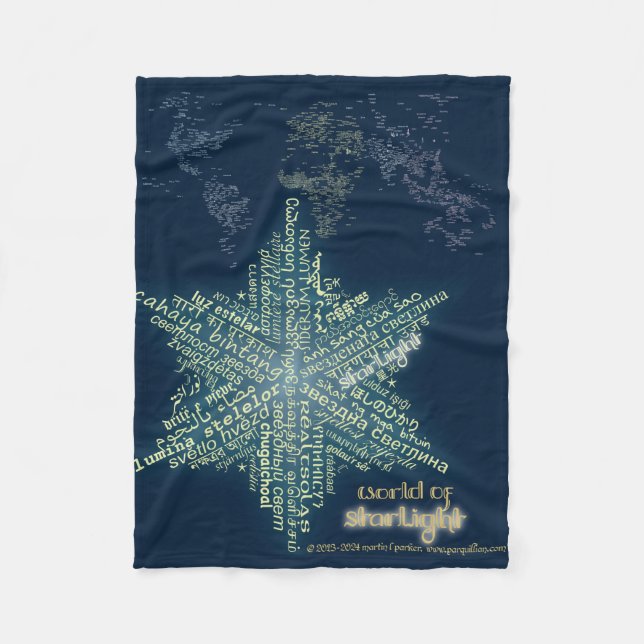 World of Starlight Fleece Blanket (Framsidan)