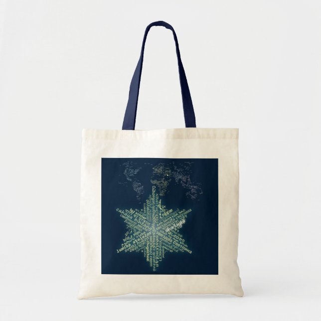 World of Starlight Tote Bag Tygkasse (Framsidan)