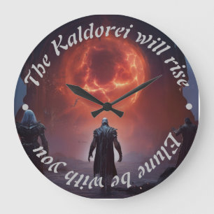 World of Warcraft fläkt skapade Wall Clock Stor Klocka