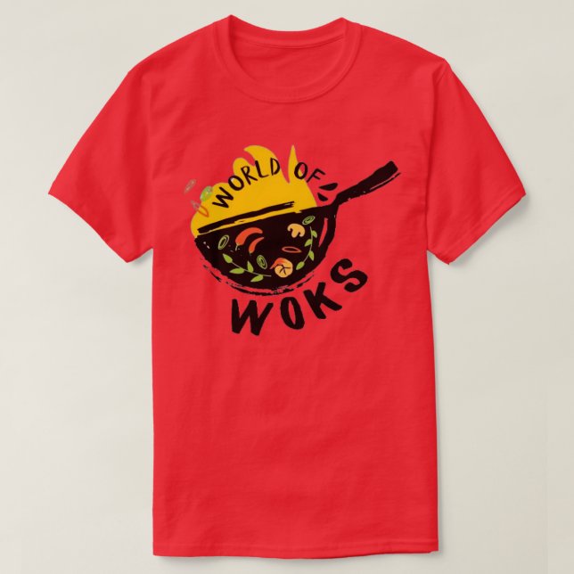 World of Woks Merch Design T Shirt (Design framsida)