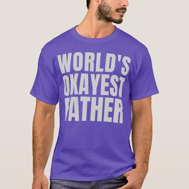 World Okayest Far retro T Shirt (Framsida)
