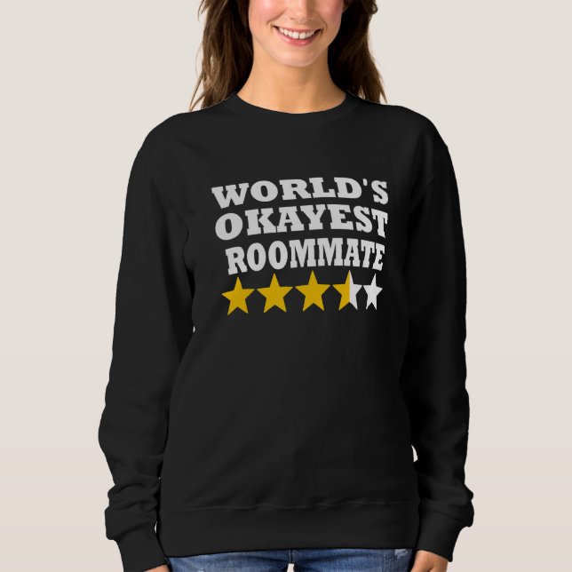 World okayest Roommate   Roommate T Shirt (Framsida)