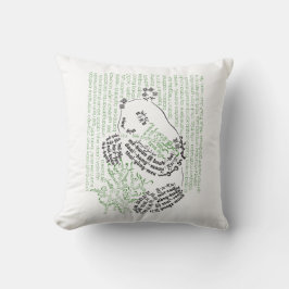 World Ord Bamboo Panda Pillow Kudde