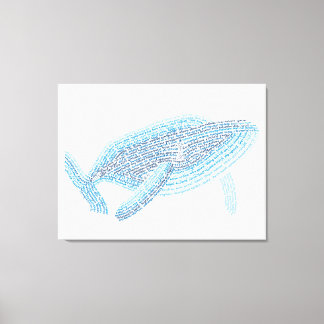 World Ord Blue Whale Kanvastryck