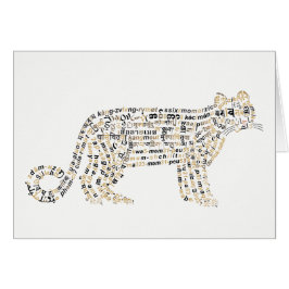 World Ord Clouded Leopard Card OBS Kort