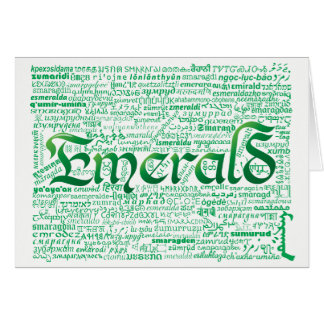 World Ord Emerald-årsjubileum OBS Kort