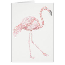 World Ord Flamingo Card