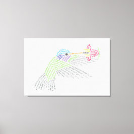 World Ord Hummingbird Kanvastryck