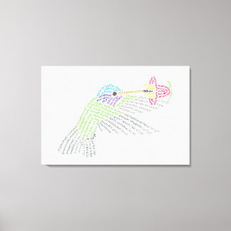 World Ord Hummingbird Kanvastryck