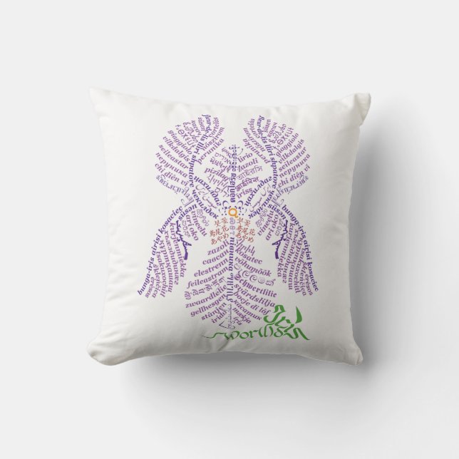 World Ord Iris Pillow Kudde (Framsida)