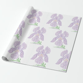 World Ord Iris Wrapping Papper Presentpapper