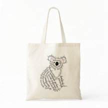 World Ord Koala Tote Bag