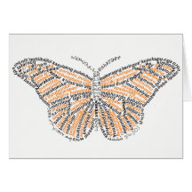World Ord Monarch Butterfly Card