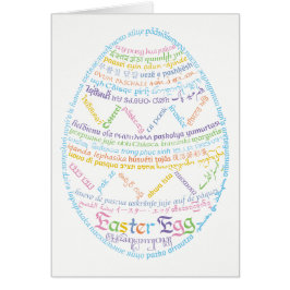 World Ord Påskägg Card OBS Kort