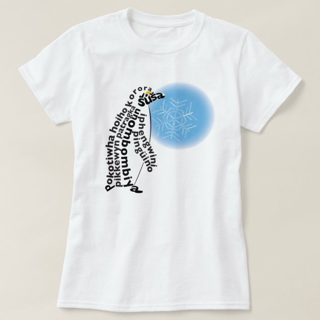 World Ord Penguin T-Shirt (Design framsida)