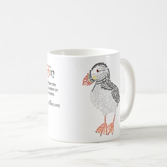 World Ord Puffin Mugg (Framsida höger)