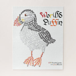 World Ord Puffin Puzzle Pussel