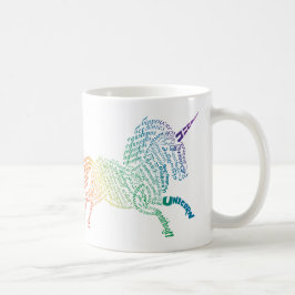 World Ord Rainbow Unicorn Mugg