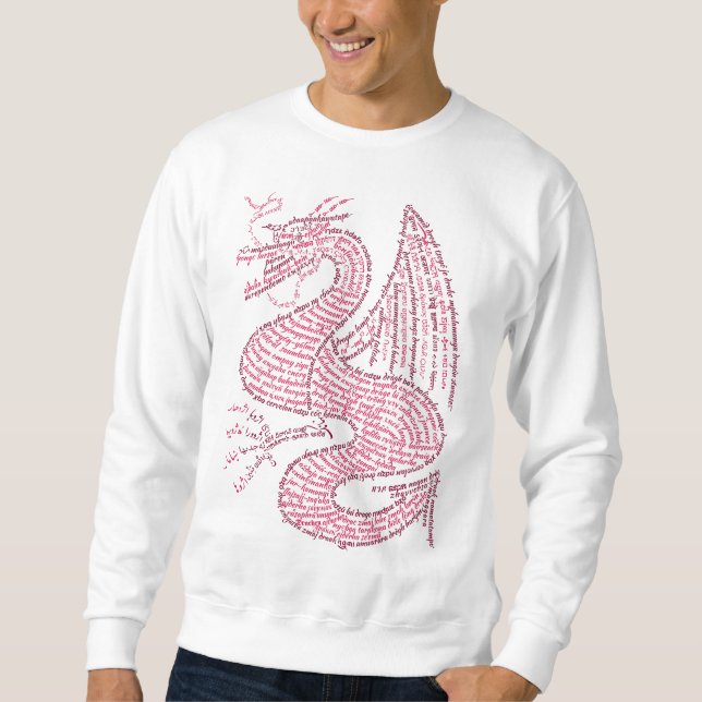 World Ord Red Dragon Sweatshirt (Framsida)