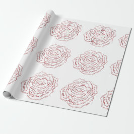 World Ord Ro Wrapping Papper Presentpapper