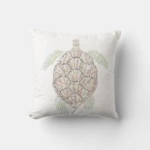 World Ord Sea Turtle Pillow
