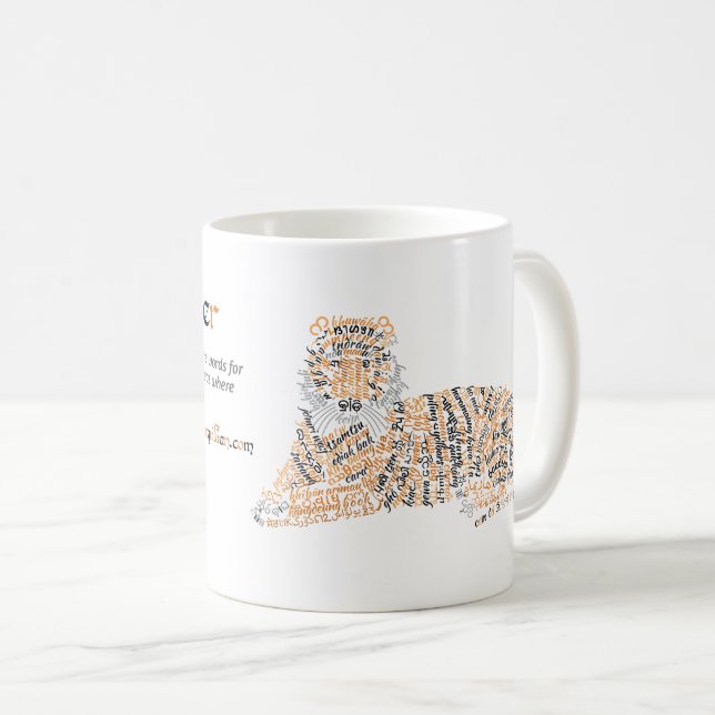 World Ord Tiger Mugg (Framsida höger)