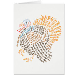 World Ord Vild Turkey Card OBS Kort