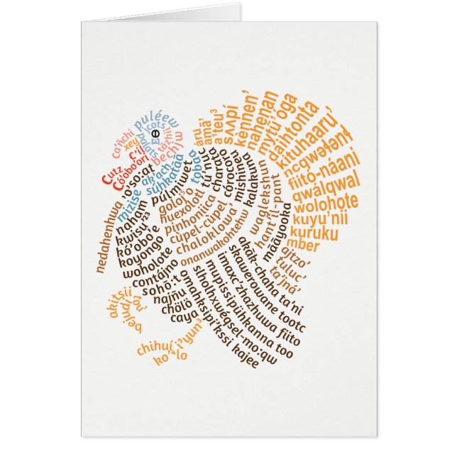 World Ord Vild Turkey Card OBS Kort (Framsidan)