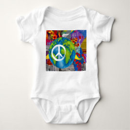 World Peace Baby Bodykostym T Shirt